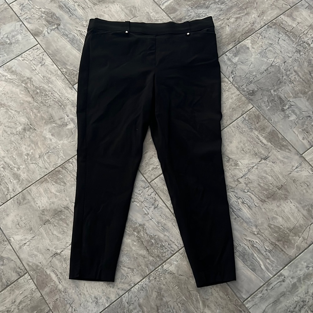 Maurices Ankle Black Slacks XL